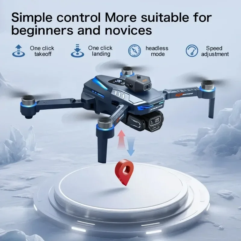 FPV Brushless Motor GT8 8K GPS - огляд і ціна Fpv Brushless Rc Drone 4K