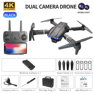 E99 K3 Pro 4K Drone Foldable D - огляд і ціна Fpv Brushless Rc Drone 4K
