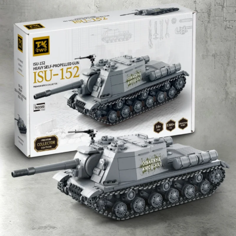 Moc ISU-152 Heavy Assault Cann - огляд і ціна Lego Compatible Military Tank