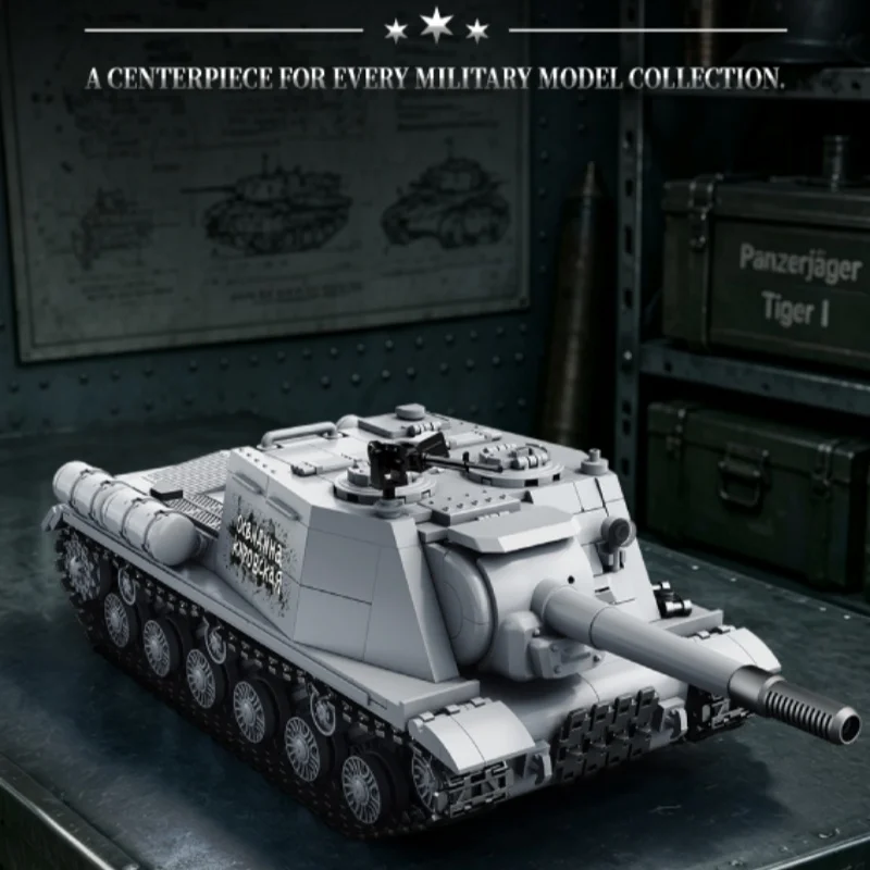 Moc ISU-152 Heavy Assault Cann - огляд і ціна Lego Compatible Military Tank