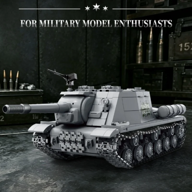 Moc ISU-152 Heavy Assault Cann - огляд і ціна Lego Compatible Military Tank