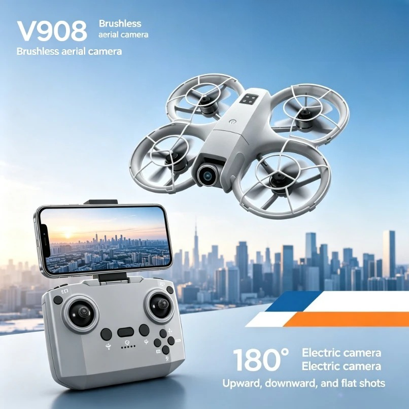 Original V908 Foldable GPS Dro - огляд і ціна Fpv Brushless Rc Drone 4K