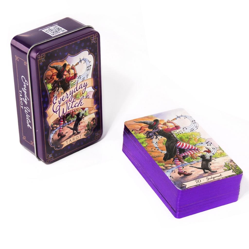 10.3*6cm Everyday Witch Tarot  - огляд і ціна Tarot Cards Deck With Guidebook