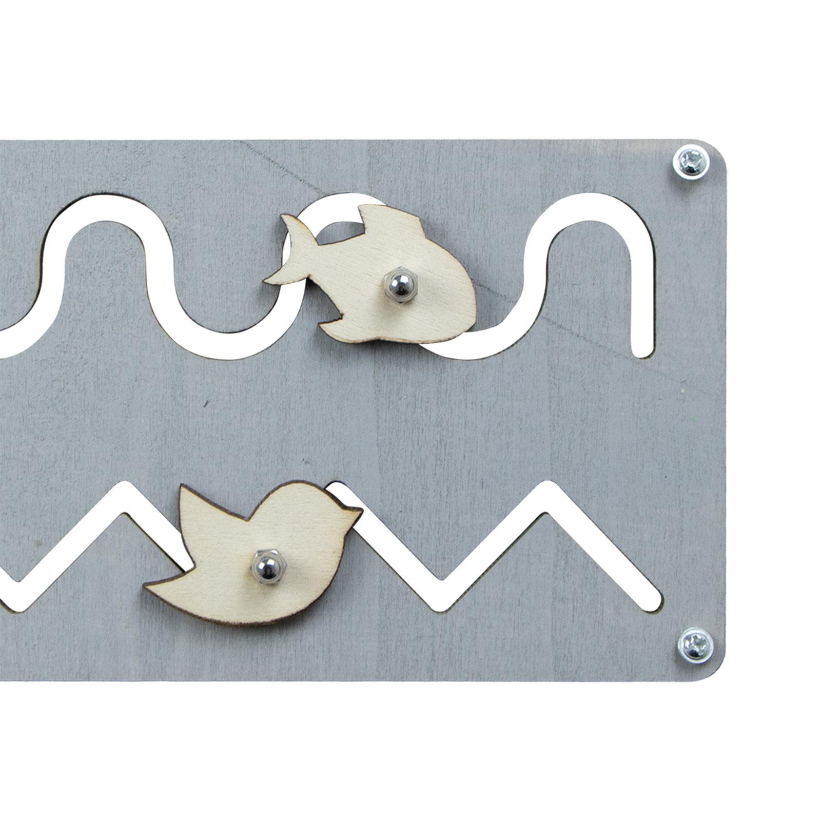 Wooden Busy Board Material Sen - огляд і ціна Montessori Wooden Busy Board Toddler
